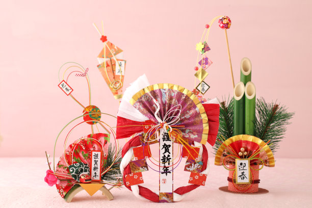 日本传统节日的新年装饰图片图片下载
