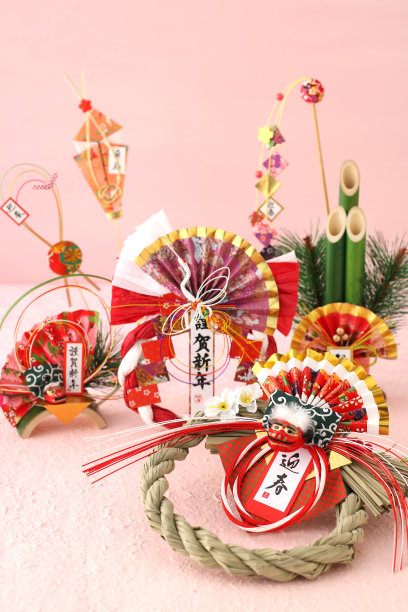 日本传统节日的新年装饰图片图片下载
