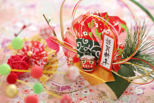 日本传统节日的新年装饰图片图片下载