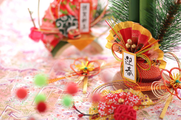 日本传统节日的新年装饰图片图片下载
