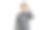 成功的亚洲商人手触摸眼镜在白色的背景。图片下载
