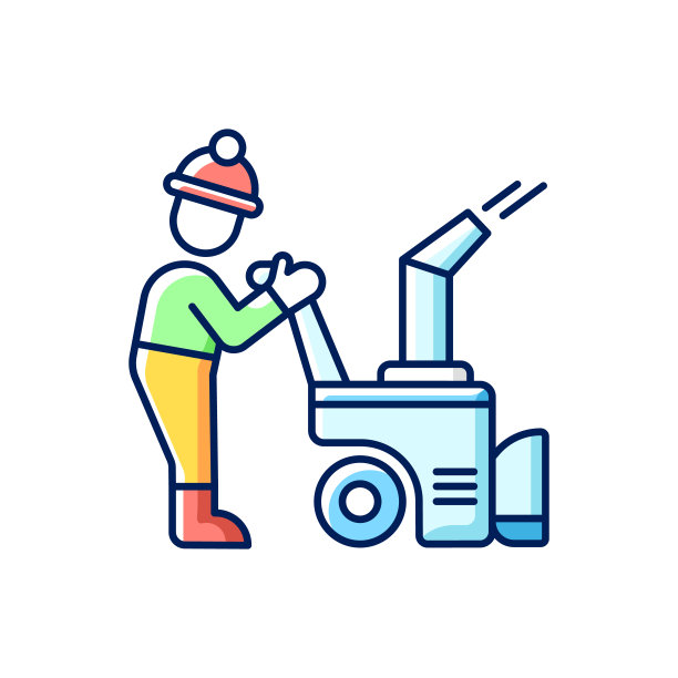 扫雪RGB颜色图标图片下载