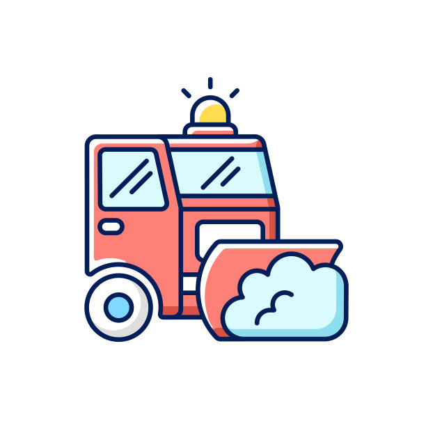 道路犁RGB颜色图标图片下载