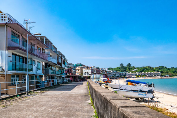 香港坪洲岛景色图片下载