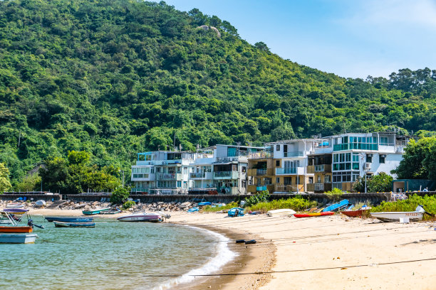 香港坪洲岛景色图片下载