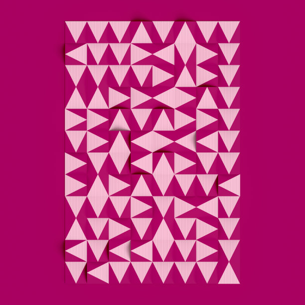 抽象风格中的几何构图。3d渲染现代设计。时尚的设计元素。数码插图图片下载