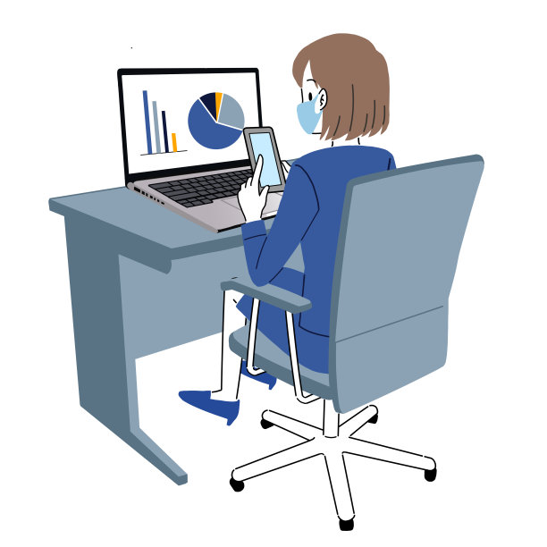 一个新员工在工作中触摸智能手机，一个老板感到惊讶图片下载