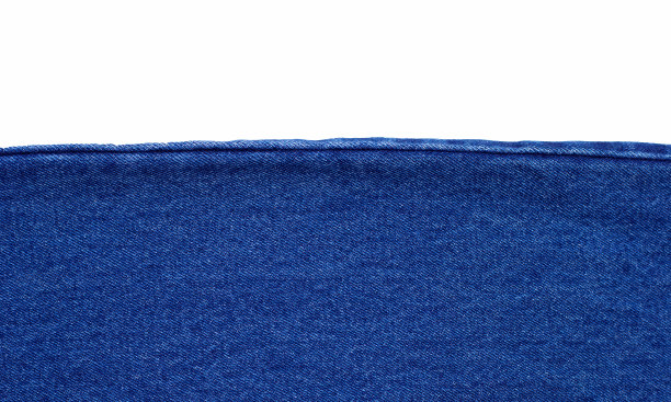 近距离蓝色牛仔裤纹理背景。图片下载