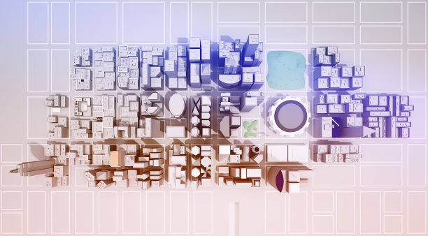 从上面的视角建设一个新城市图片下载