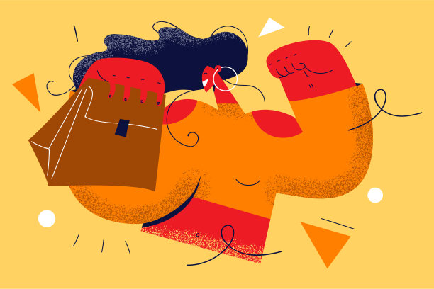 外卖、包裹、非接触式订餐理念图片下载