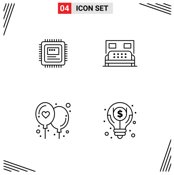 第四组填充线和平色标志图片下载