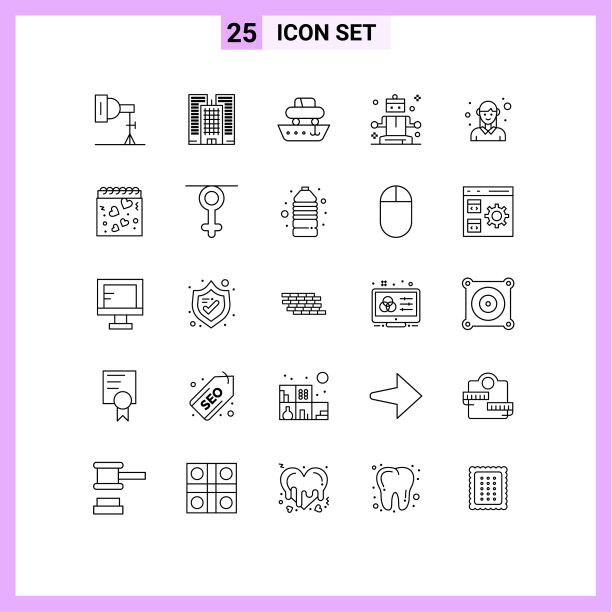 为女性角色设置25条商业线包图片下载