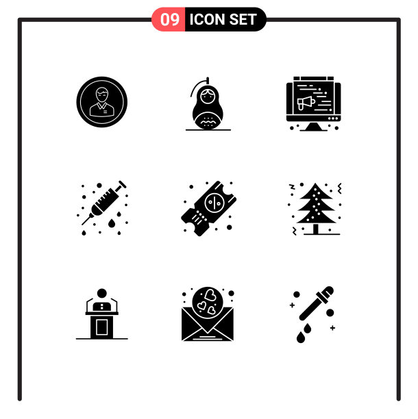 移动界面立体字形设置9个象形图图片下载