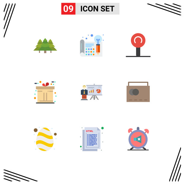 第九组单色标志和符号图片下载