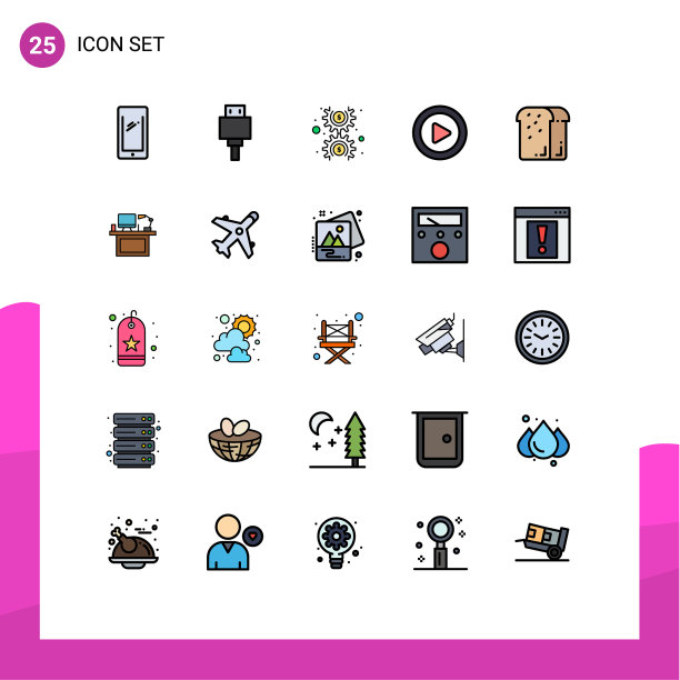 移动界面填充线平面颜色设置25图片下载