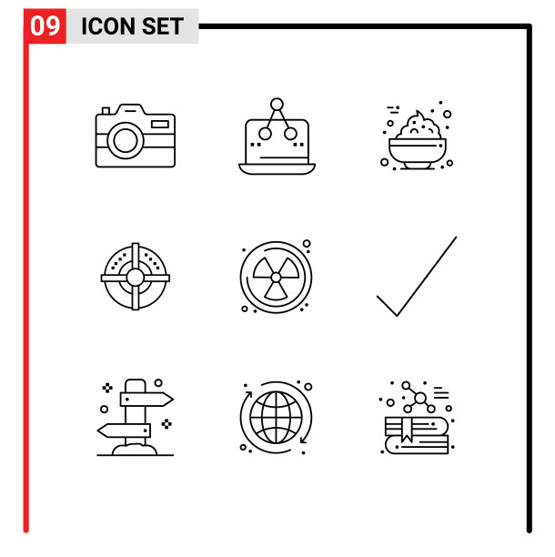 包9创意概述放射性点图片下载