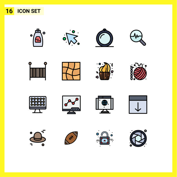 在网格上设置16条平色填充线图片下载