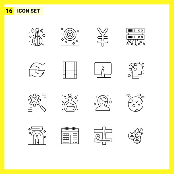 通用图标符号组16现代图片下载