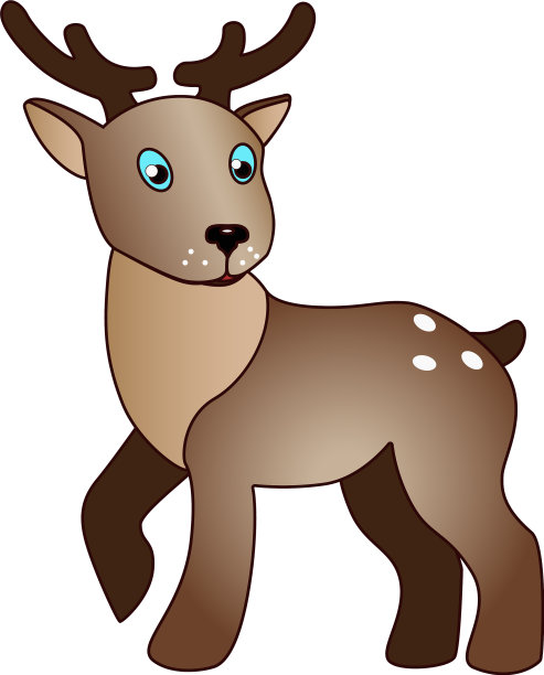 小马鹿——卡通人物图片下载