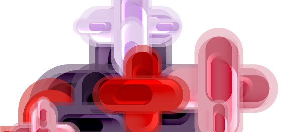 现代玻璃十字形抽象图片下载