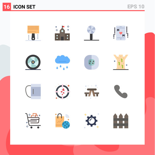 为妈妈设置16个现代UI图标符号图片下载