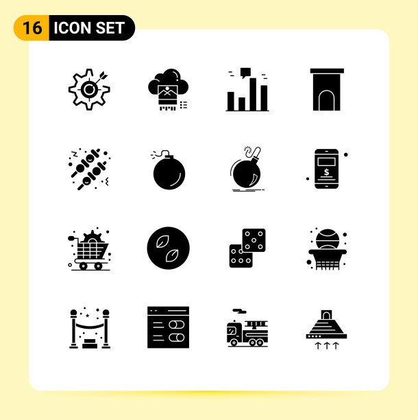 在网格属性上设置16个实字形图片下载