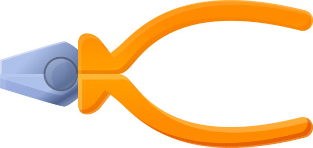 卡通风格的木工钳图标图片下载