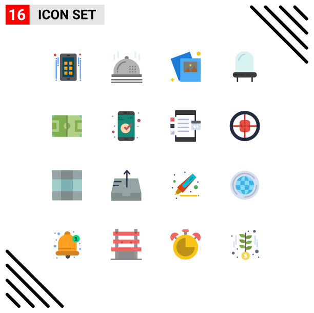 16平色概念为网站移动和图片下载