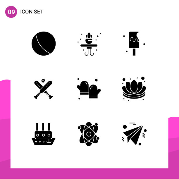 9 ． 坚实的字形概念的网站，移动和图片下载