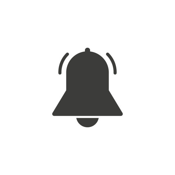 贝尔图标。矢量插图在平面设计图片下载