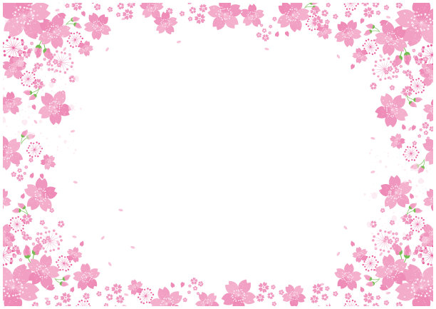 樱花花瓣框图片下载