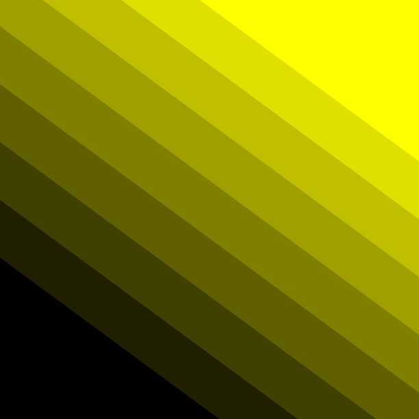 鲜艳的黄色到黑色的阶梯梯度在灰色的背景图片下载