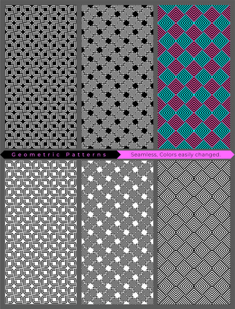 无缝几何图案集图片下载