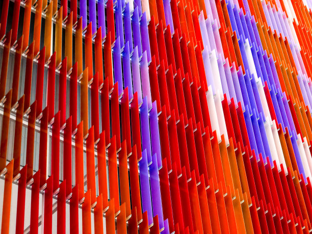 亚克力塑料片内部，白色右角，蓝色红色洋红图片下载