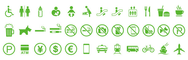 符号图标集向量的说明图片下载