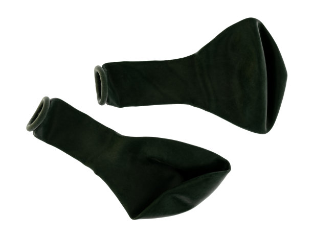 白色背景上的两个新的黑色气球图片下载