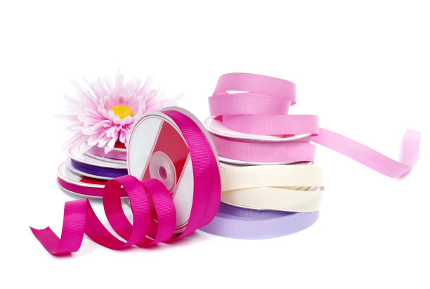 浪漫的粉色丝带图片下载