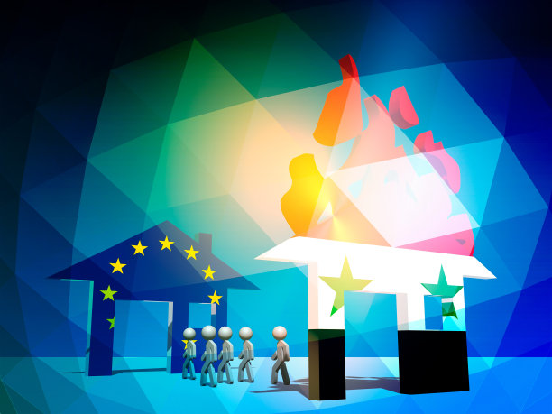 非法移民的概念图片下载