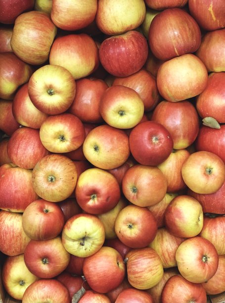 一套成熟的苹果俯视图的食物纹理图片下载