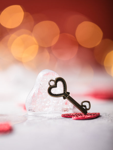 我的心钥匙，爱情人概念图片下载