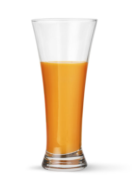 一杯南瓜汁孤立在白色图片下载