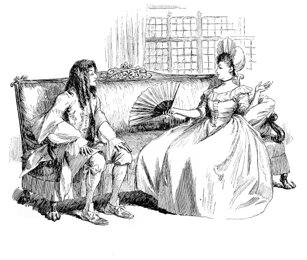 男人和女人在躺椅上调情图片下载