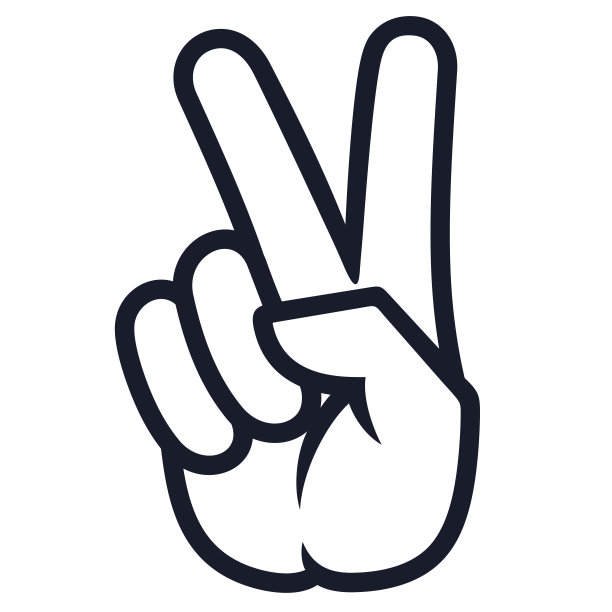 和平标志。线条艺术，应用程序，网站，t恤等的图标，图片下载