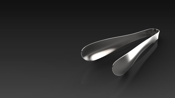 唐黑色背景一个直角3D渲染图片下载