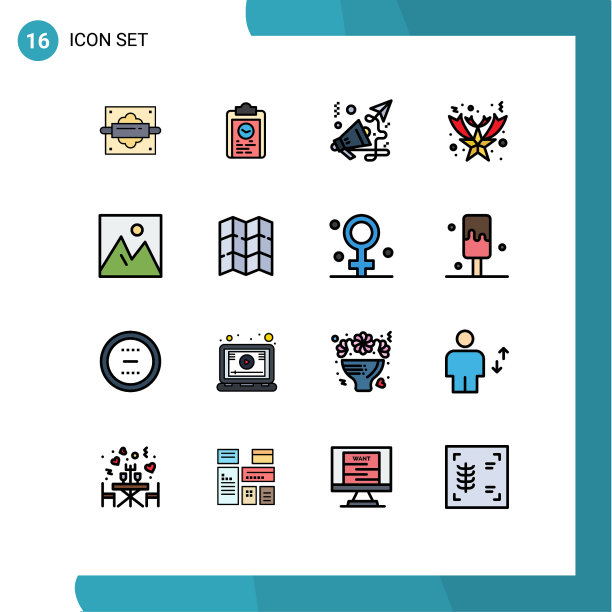 移动界面平色填充线设置16图片下载