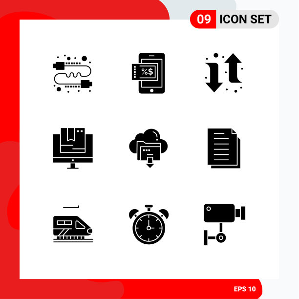 9 ． 坚实的字形概念的网站，移动和图片下载