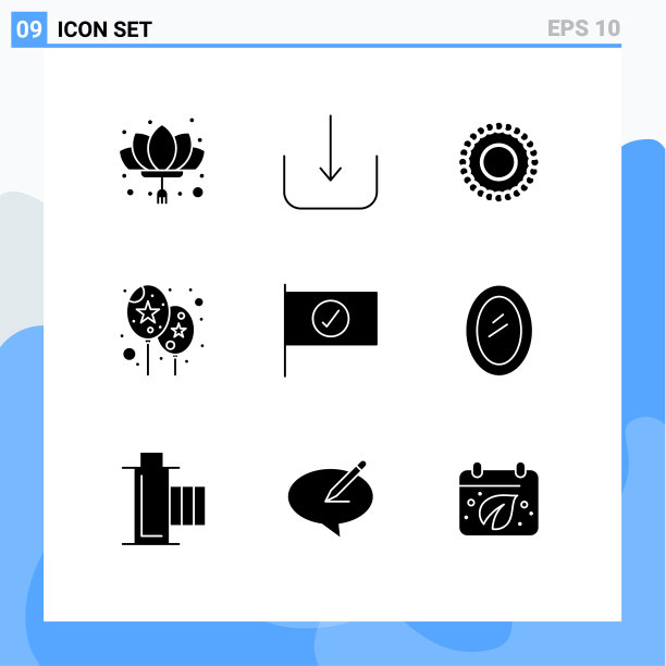 通用图标符号组9现代立体图片下载