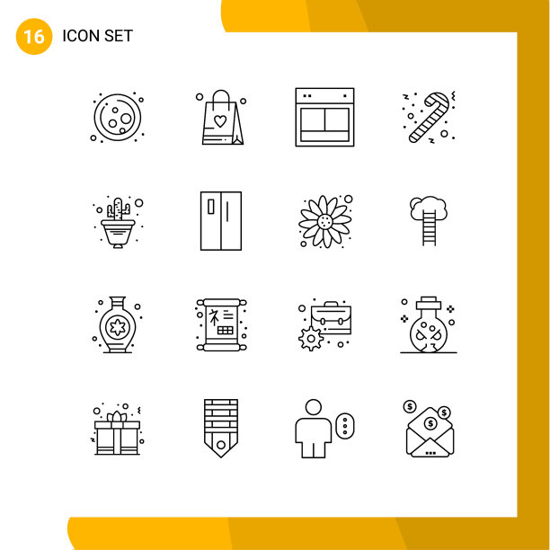 用户界面包16个基本概要工厂图片下载