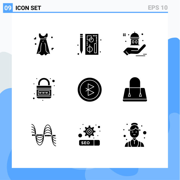 主题立体符号和可编辑符号的9种图片下载