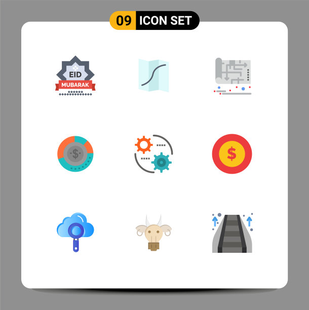 平色包9通用符号图表图片下载